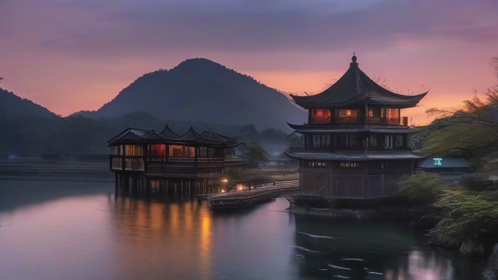 夜幕光影：解锁夜景摄影的景深与光影魔法