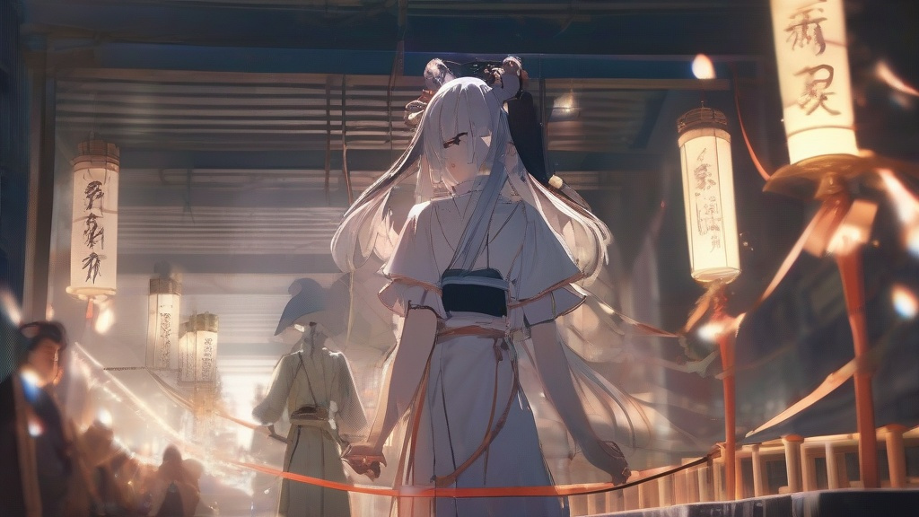 夜幕光影：人像摄影中的光圈魔法